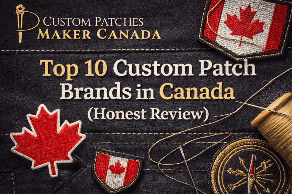top custom patches makers in Canada