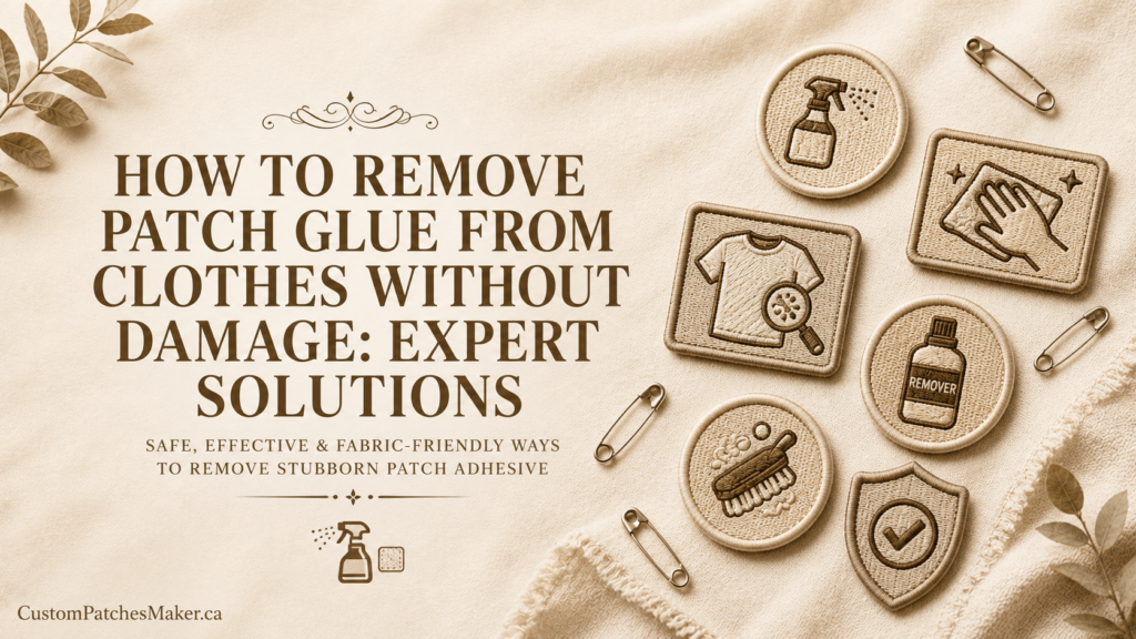 How To Remove Patch Glue From Clothes Without Damage