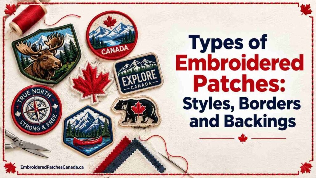 Types of Embroidered Patches | Styles, Borders and Backings