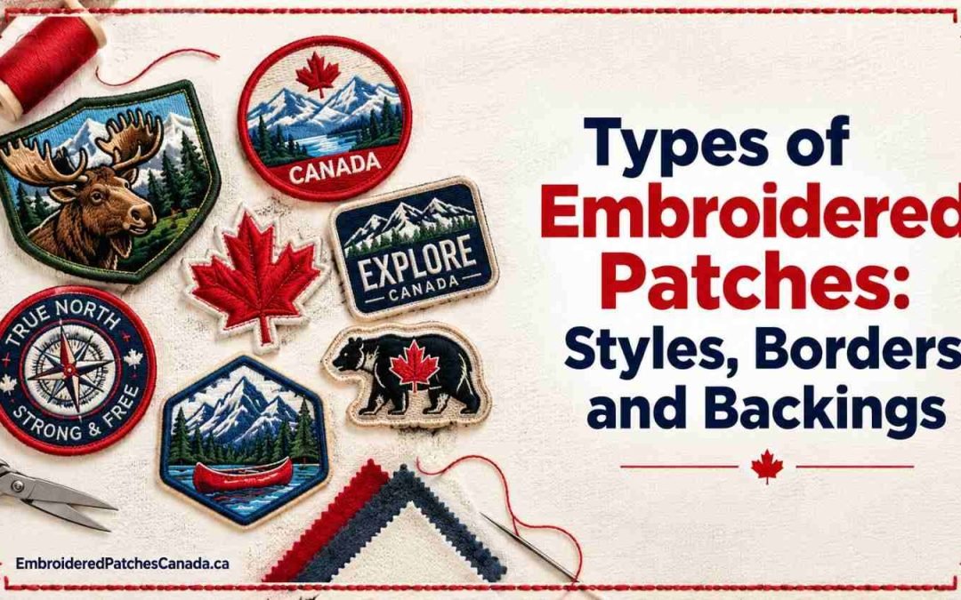 Types of Embroidered Patches | Styles, Borders and Backings